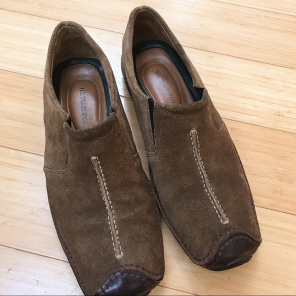 H.S. Trask & Co Brown loafer shoes, 9W. - Picture 2 of 7
